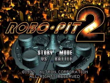 Robo-Pit 2 (JP) screen shot title